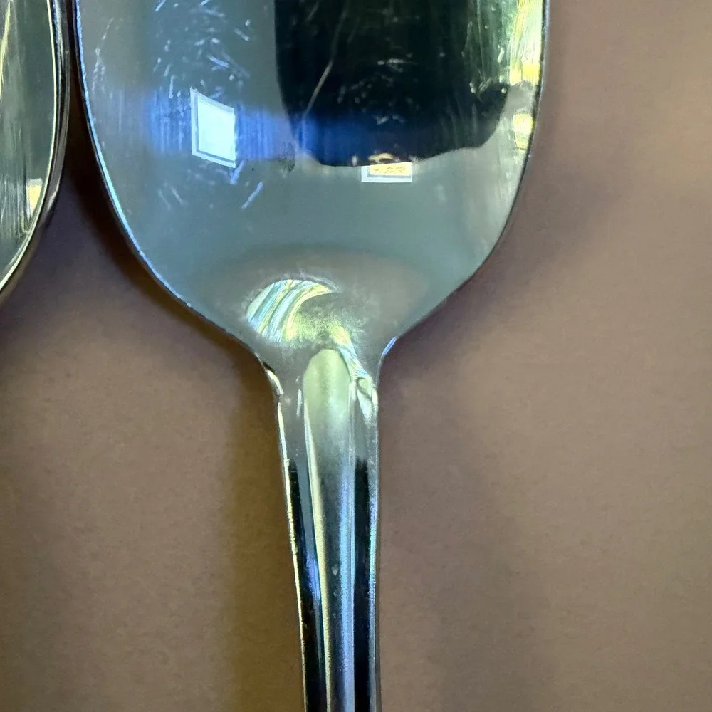 Gorham Melon Bud Glossy 18/8 Stainless Set of 5 Teaspoons 6 1/4 Inch Flatware